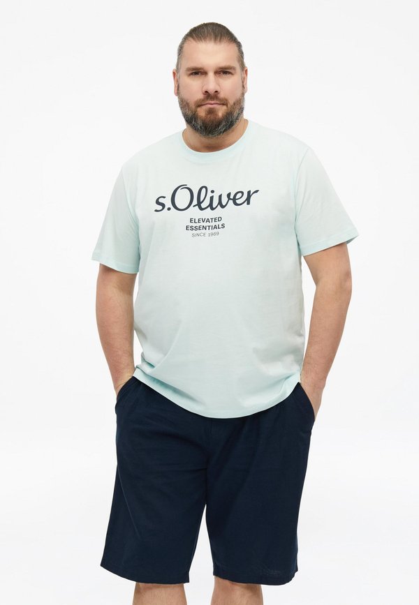 s.Oliver T-SHIRT - Print T-shirt - helles türkis