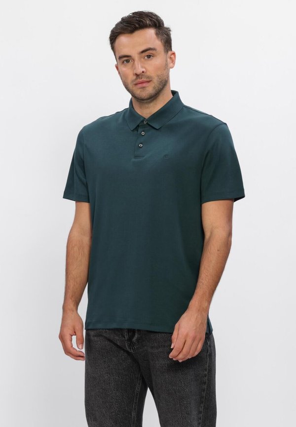Calvin Klein CALVIN KLEIN HEREN POLO'S SS SUPIMA CHEST EMB POLO. - Polo shirt - pzm nearly navy