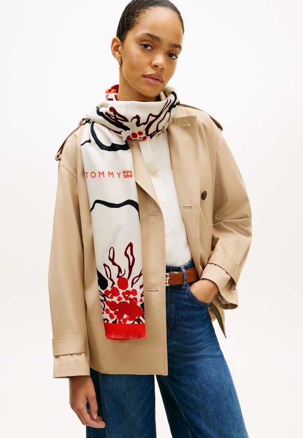 Tommy Hilfiger HILFIGER FLAG FLORAL SCARF - Scarf - multi-coloured