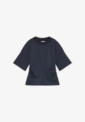Calvin Klein Jeans SS LOGO NECK DETAIL INTERLOCK TO - Basic T-shirt - india ink
