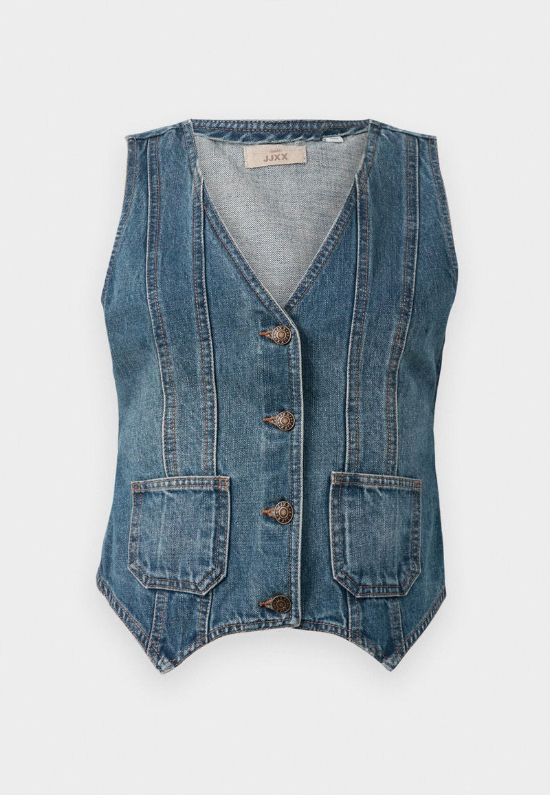 JXFAIZA DENIM WAISTCOAT  Media 1