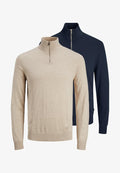 Jack & Jones JACK & JONES 2 PACK - Jumper - dunkelblau   beige