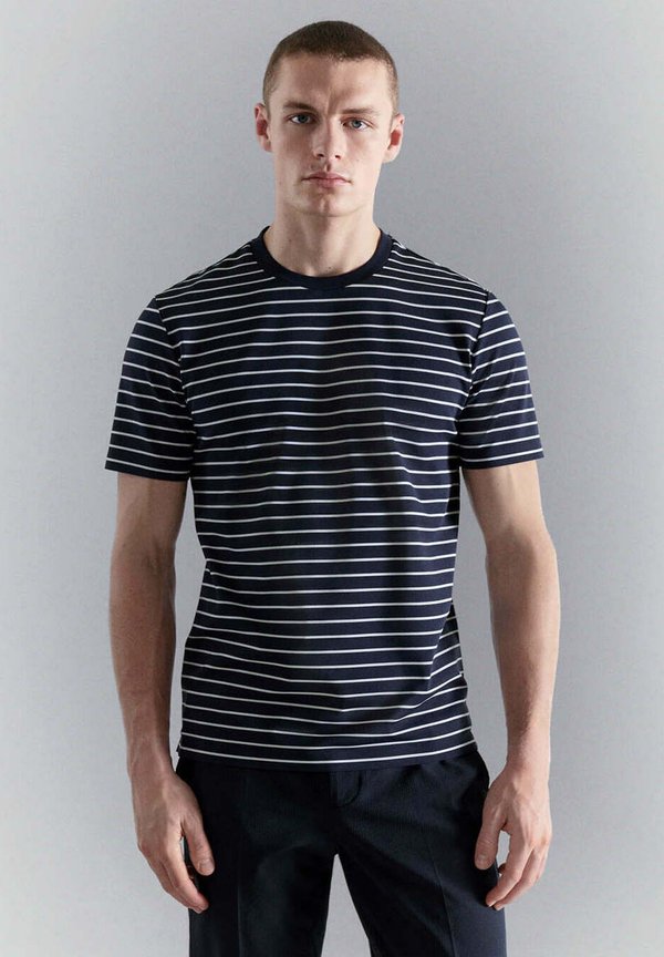 Mango ADULT - Print T-shirt - dark blue
