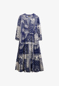 Superdry & Co TIERED MIDI - Shirt dress - savannah navy