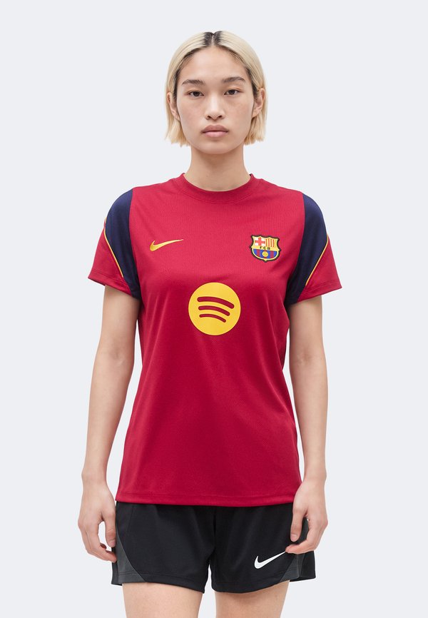 Nike Performance FC BARCELONA STRIKE - Club wear - noble red/blackened blue/mineral yellow