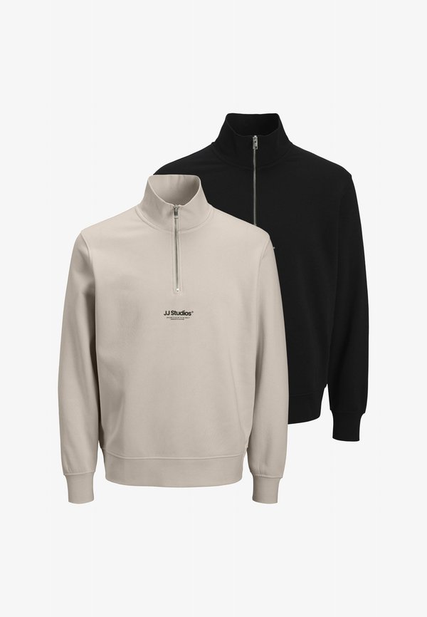 Jack & Jones 2ER PACK  SOHO - Sweatshirt - schwarz   grau