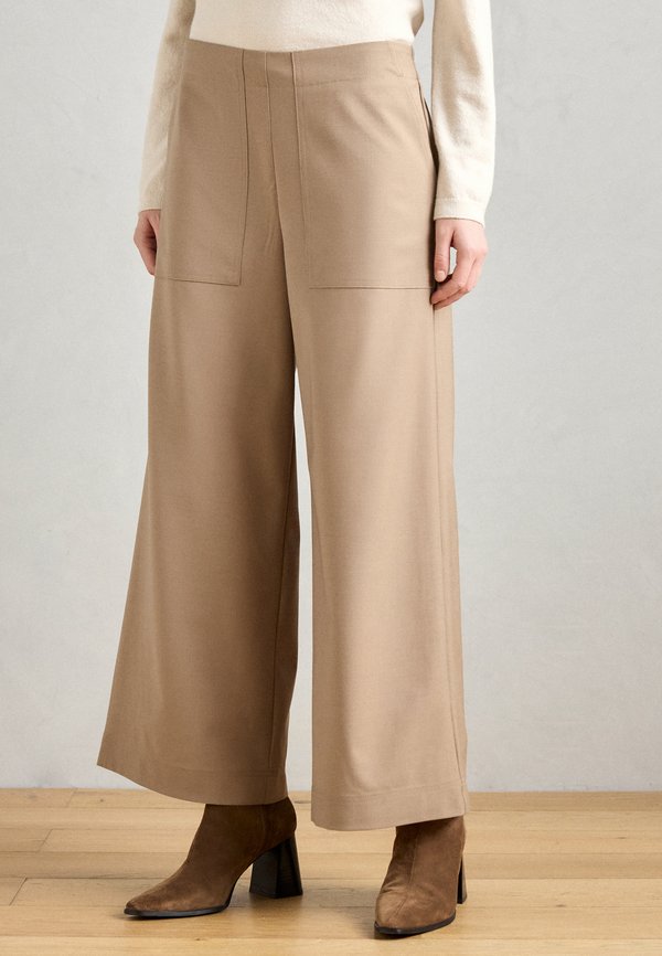 Marc O'Polo PANTS CULOTTE MEDIUM WAIST, ELASTIC AT BACK WAISTBAND POCKET DETAILS