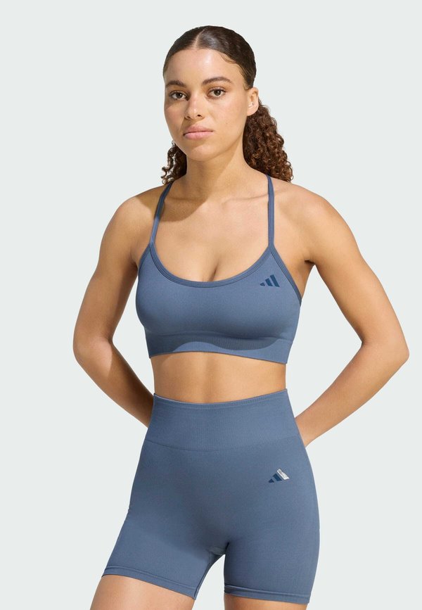 adidas Performance Light support sports bra - preloved ink