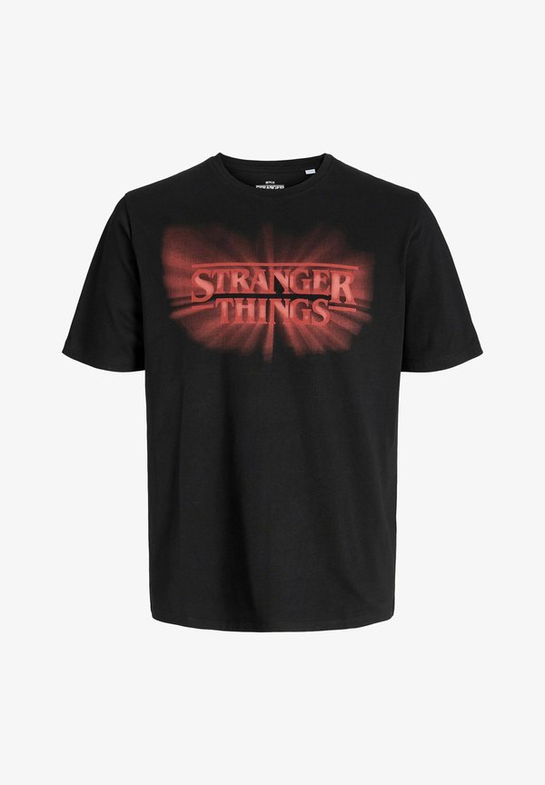 Jack & Jones Stranger Things Printed - Print T-shirt - black