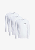 Jack & Jones CORISE INFINITY CREW NECK 3-PACK - MIT LOGO - Long sleeved top - white