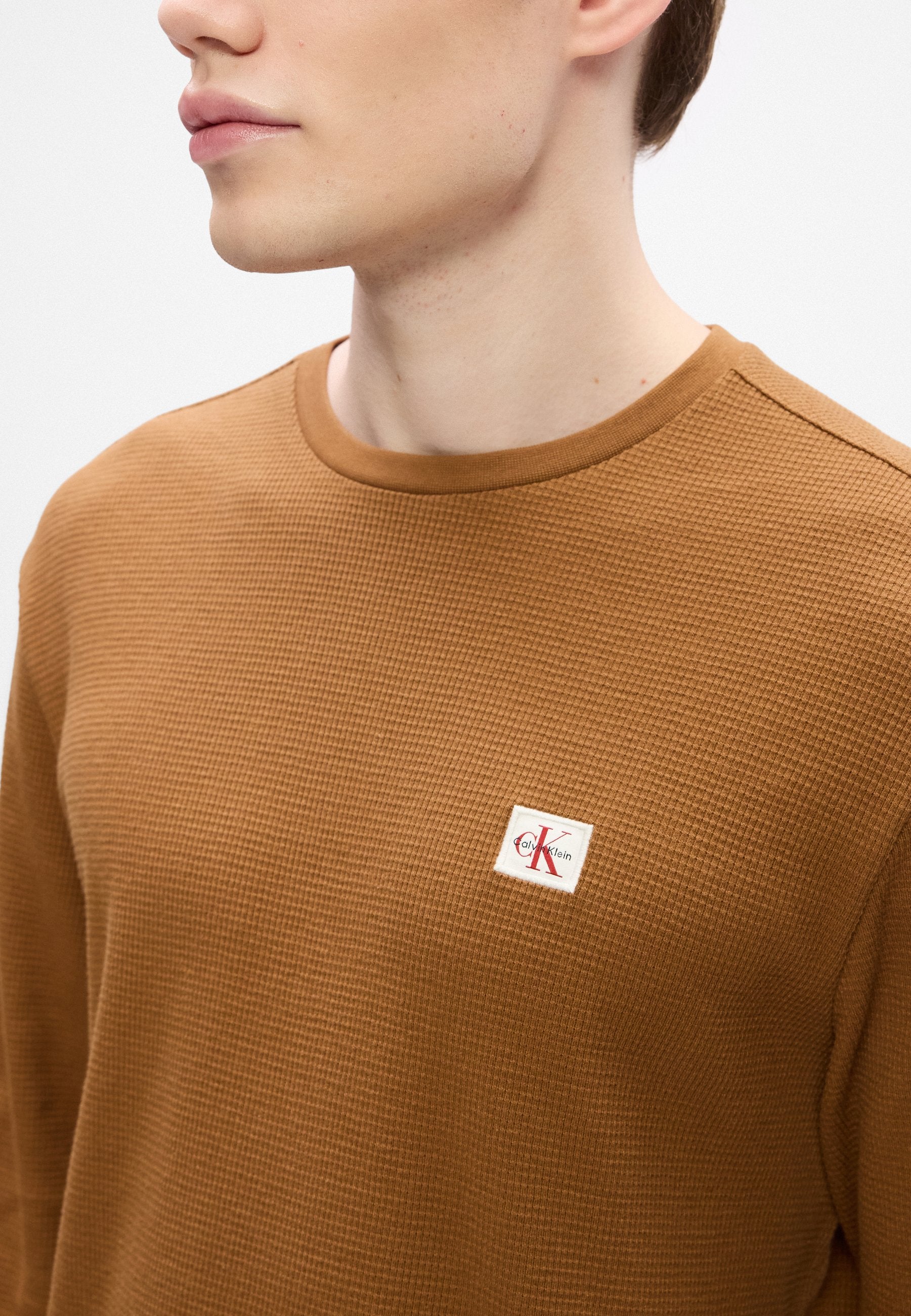 Calvin Klein Jeans WAFFLE LABEL TEE