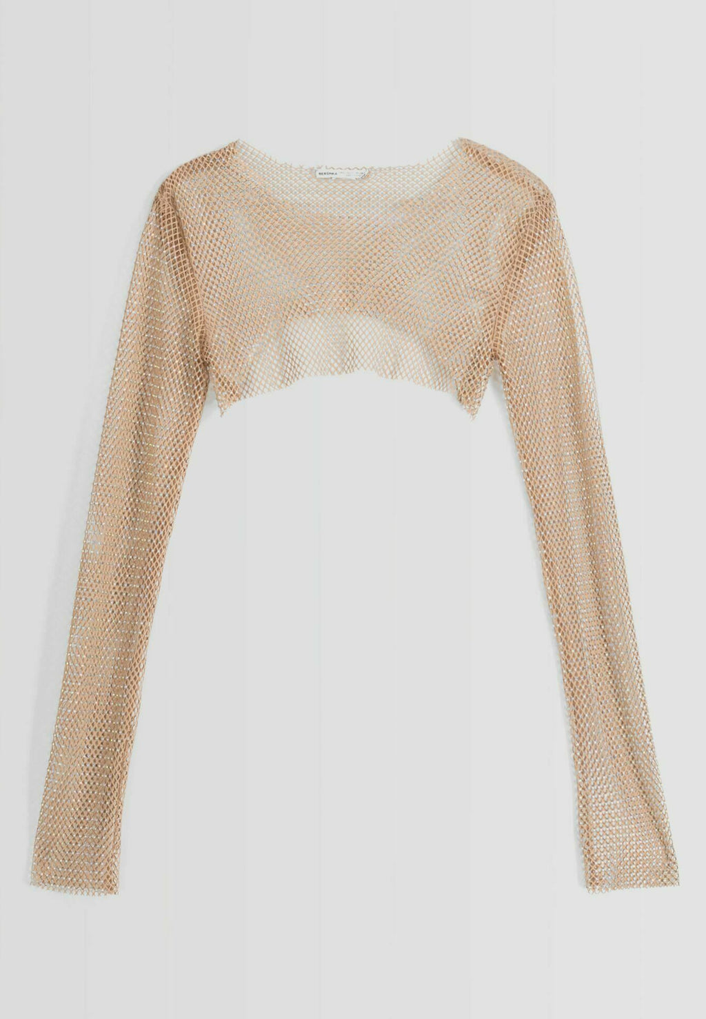 Bershka LONG SLEEVE RHINESTONE