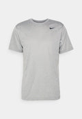 Nike Performance TEE RESET - Sports T-shirt - tumbled grey/flt silver heather/black