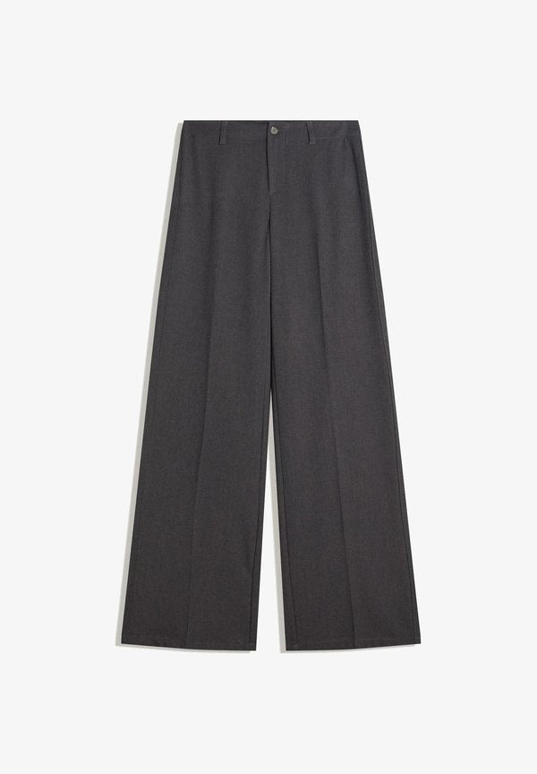 Bershka Trousers - dark grey