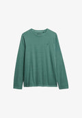 Superdry & Co CLASSIC ESSENTIAL - Long sleeved top - washed slate grey