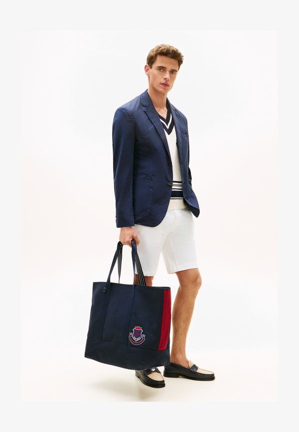Tommy Hilfiger HERITAGE REVERSIBLE CANVAS TOTE BAG - Tote bag - space blue