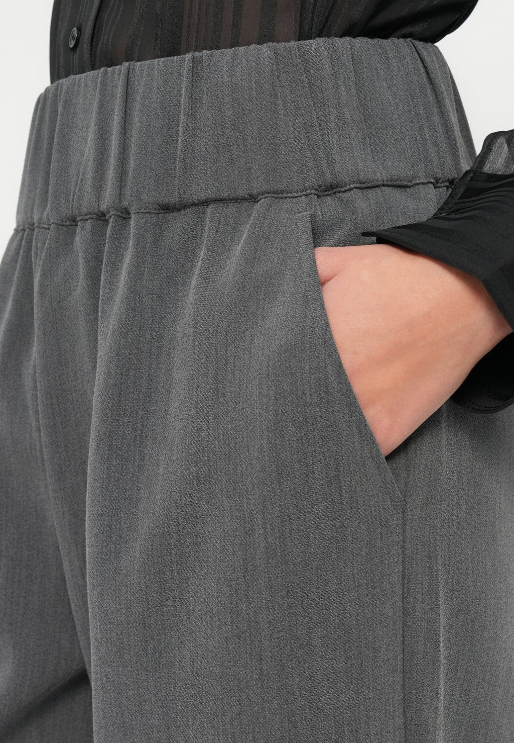 Selected Wide-leg mid waist