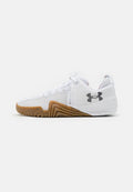 Under Armour UA TRIBASE REIGN 6 - Training shoe - white/distant gray/black