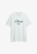 s.Oliver T-SHIRT - Print T-shirt - helles türkis