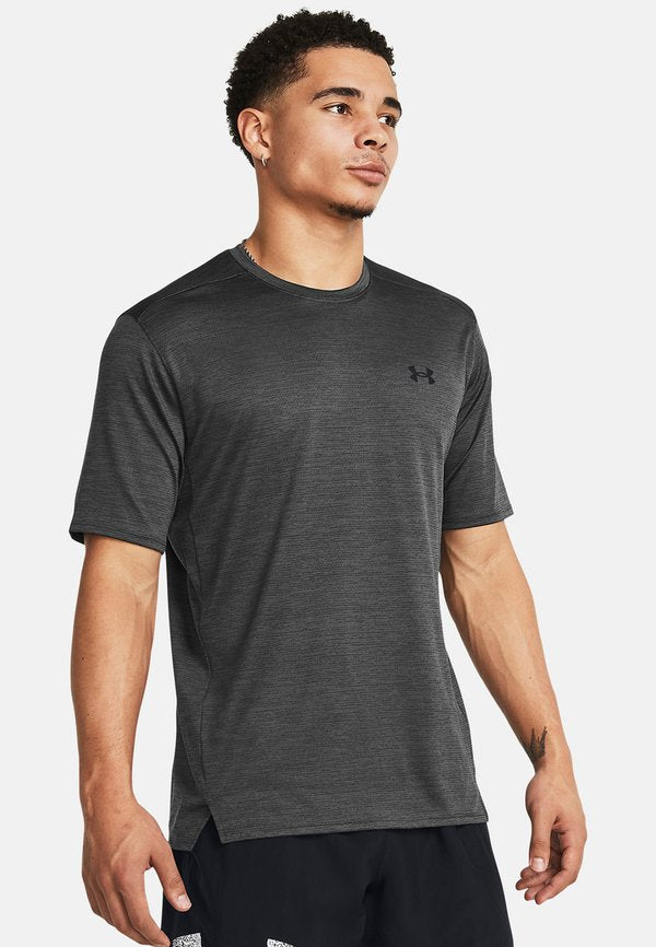 Under Armour TECH VENT - Sports T-shirt - castlerock / black