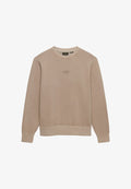 Superdry & Co LOGO CREW - Sweatshirt - light beige