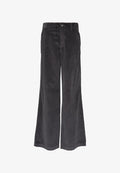 s.Oliver MIT WIDE LEG - Trousers - dunkelgrau