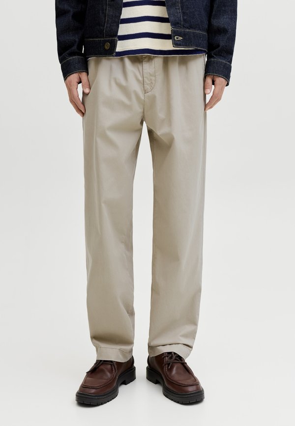 Jack & Jones Loose Fit - Trousers - crockery