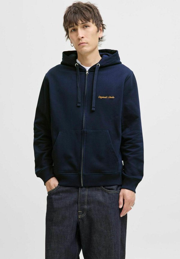 Jack & Jones Zip Zip - Zip-up sweatshirt - ocean cavern