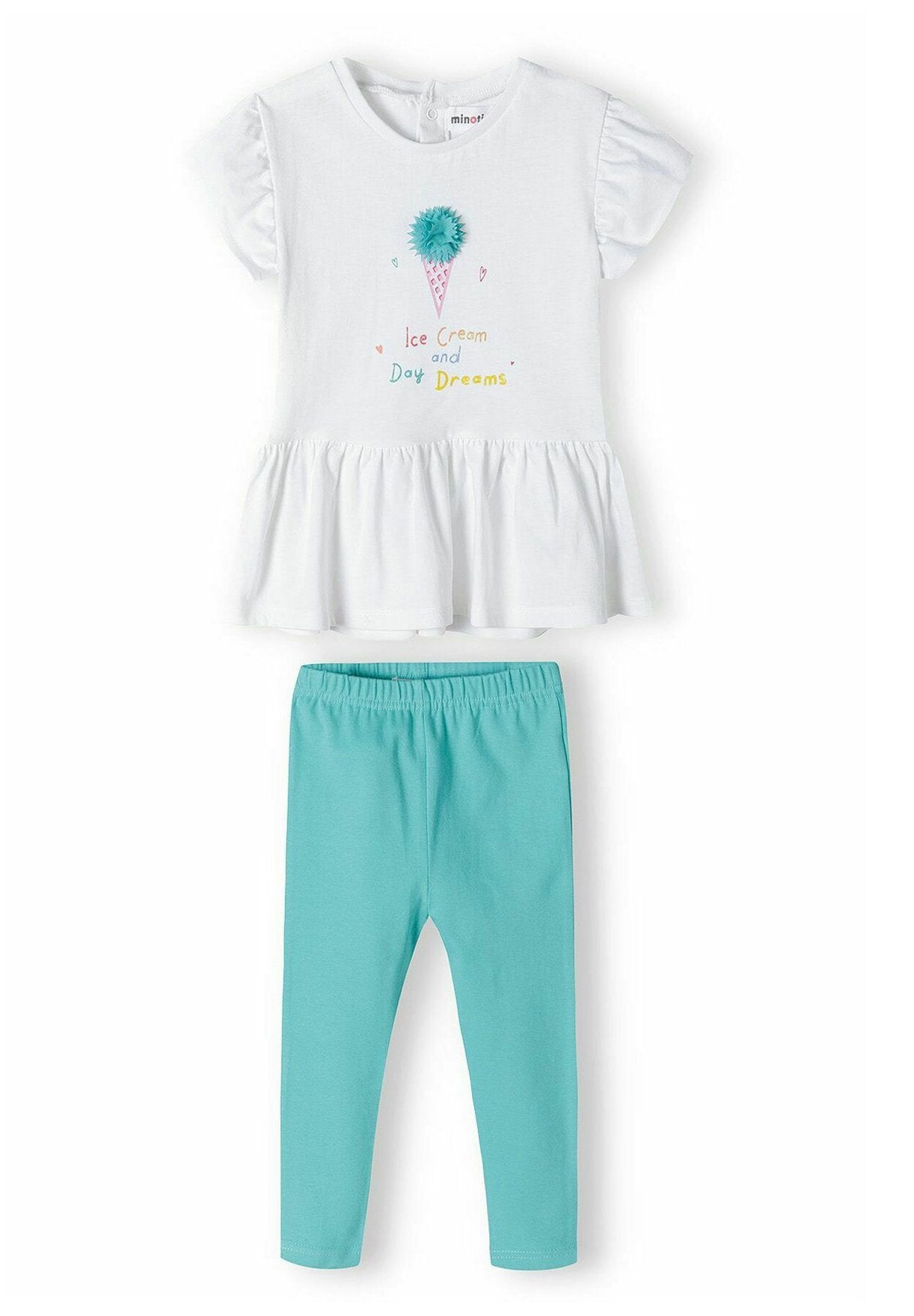 MINOTI FRILL SHORT SLEEVE AND LEGGING