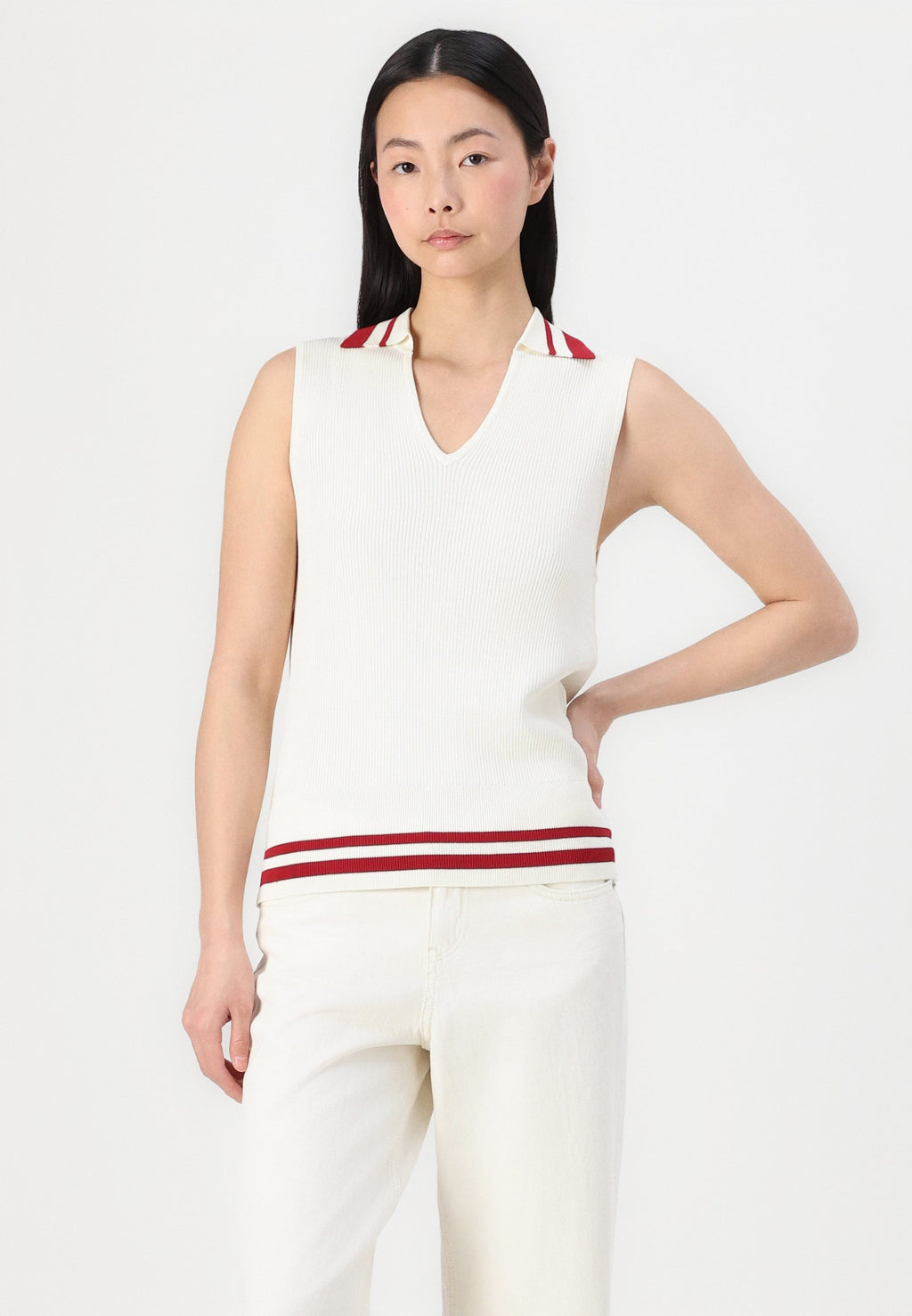 Selected Sleeveless V-neck