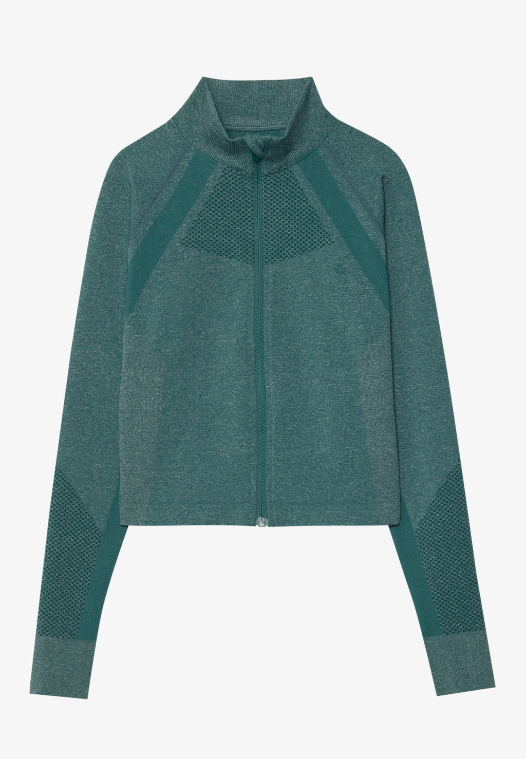 Even&Odd active SUPER HIGH NECK FULL ZIP SEAMLESS TOP WITH CONTRAST PANELLING