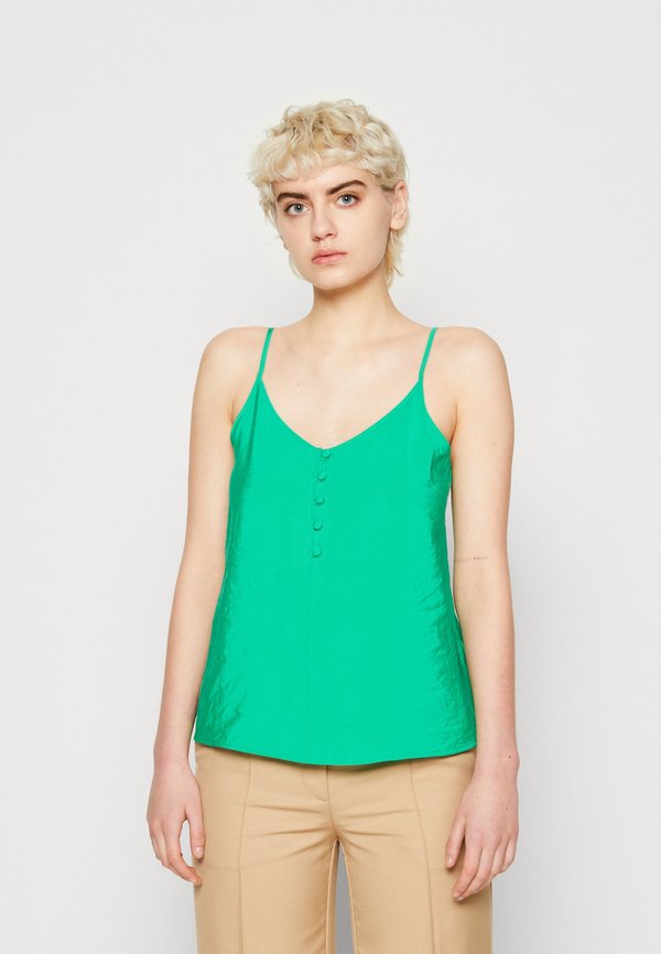 Vero Moda VMQUEENY SINGLET V NECK - Top - bright green