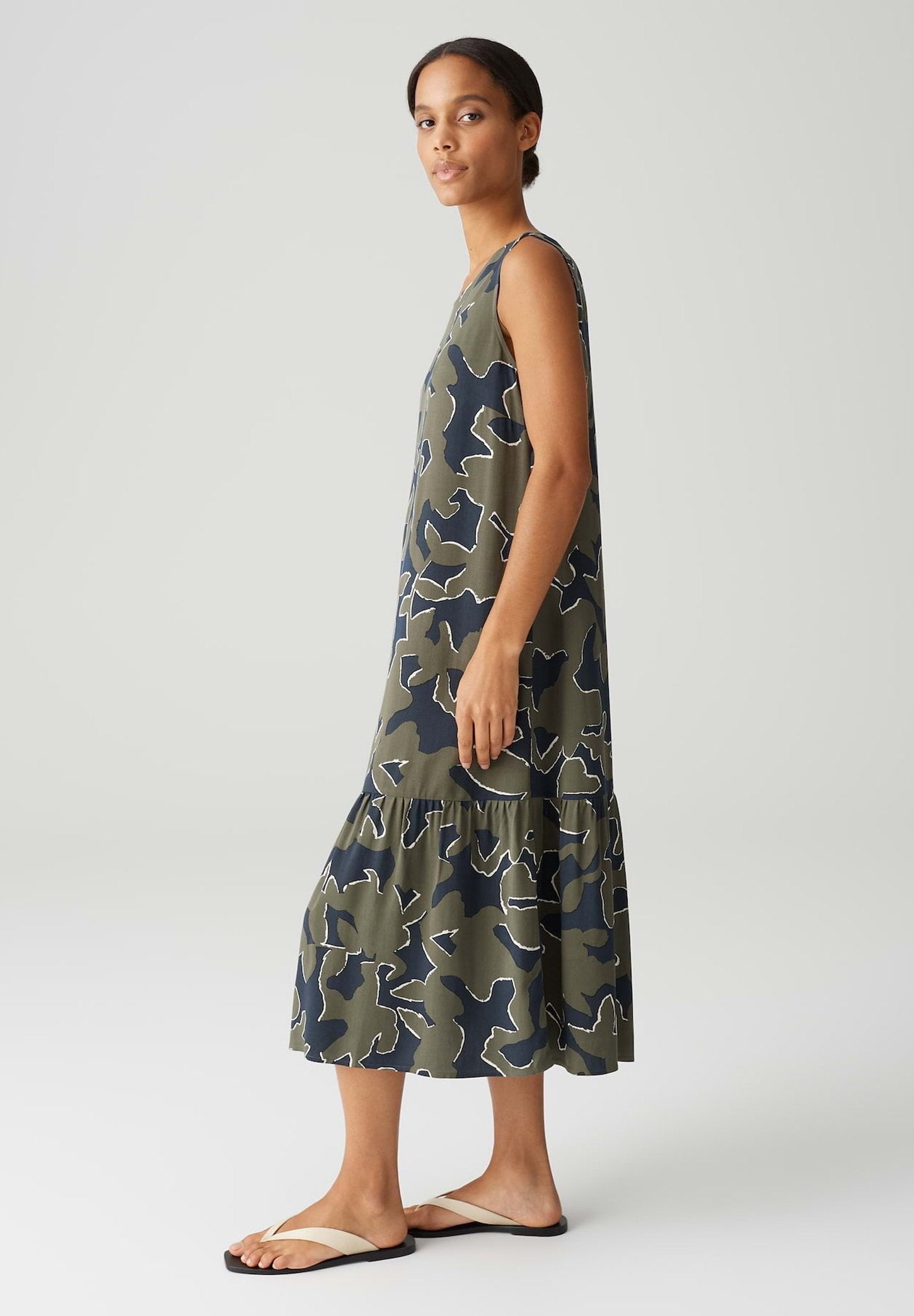 OPUS RELAXED FIT MIDI PRINT