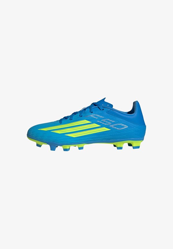 adidas Performance F50 CLUB MULTI - Football boots artificial grass - lucid ray blue/team solar yellow/lucid aquamarine