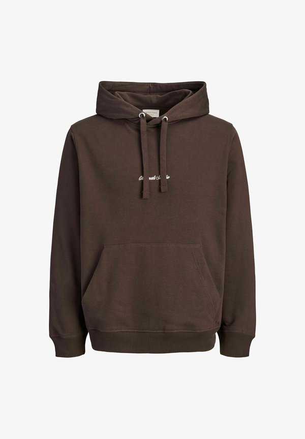 Jack & Jones JORNORREBRO EMB SWEAT HOOD PLS - Hoodie - java