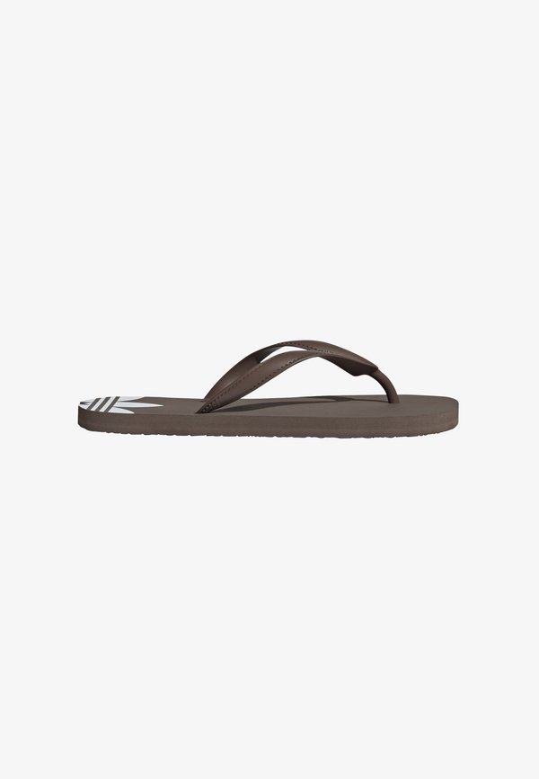 adidas Originals ADI SUN - T-bar sandals - earth strata/earth strata/ftwr white