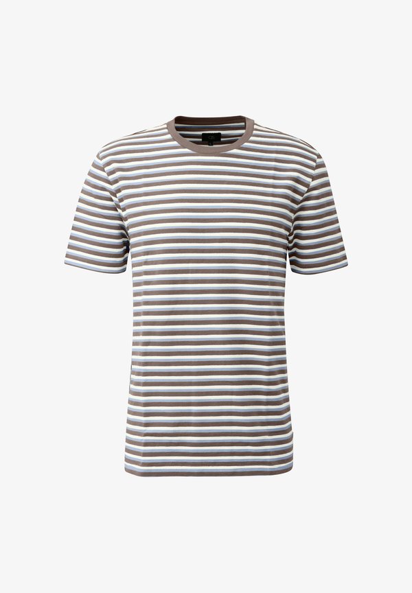 s.Oliver Print T-shirt - blau/mehrfarbig