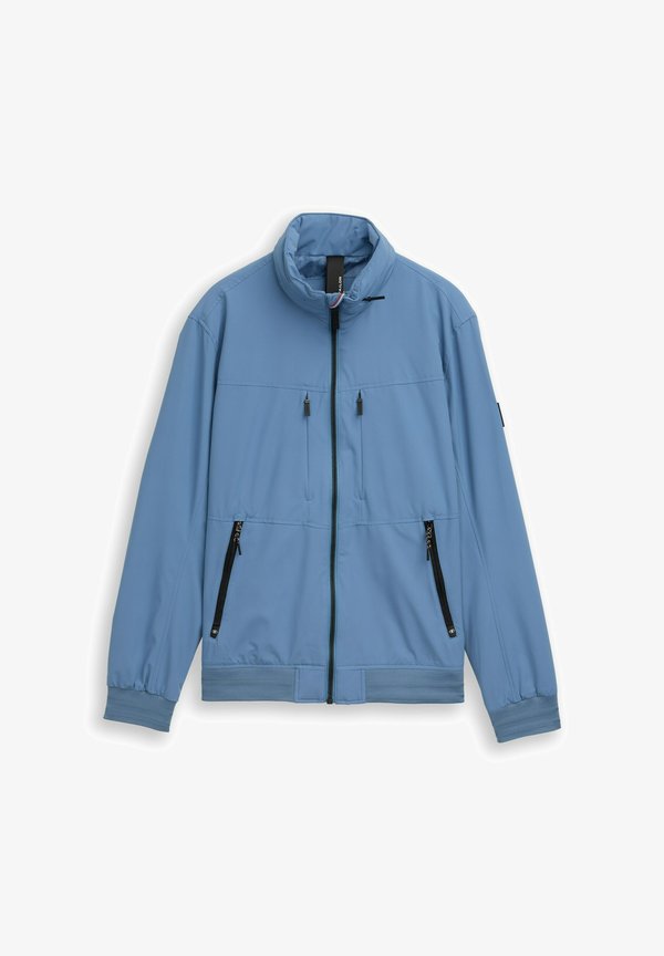 TOM TAILOR MIT VERSTAUBARER KAPUZE - Bomber Jacket - marine blue