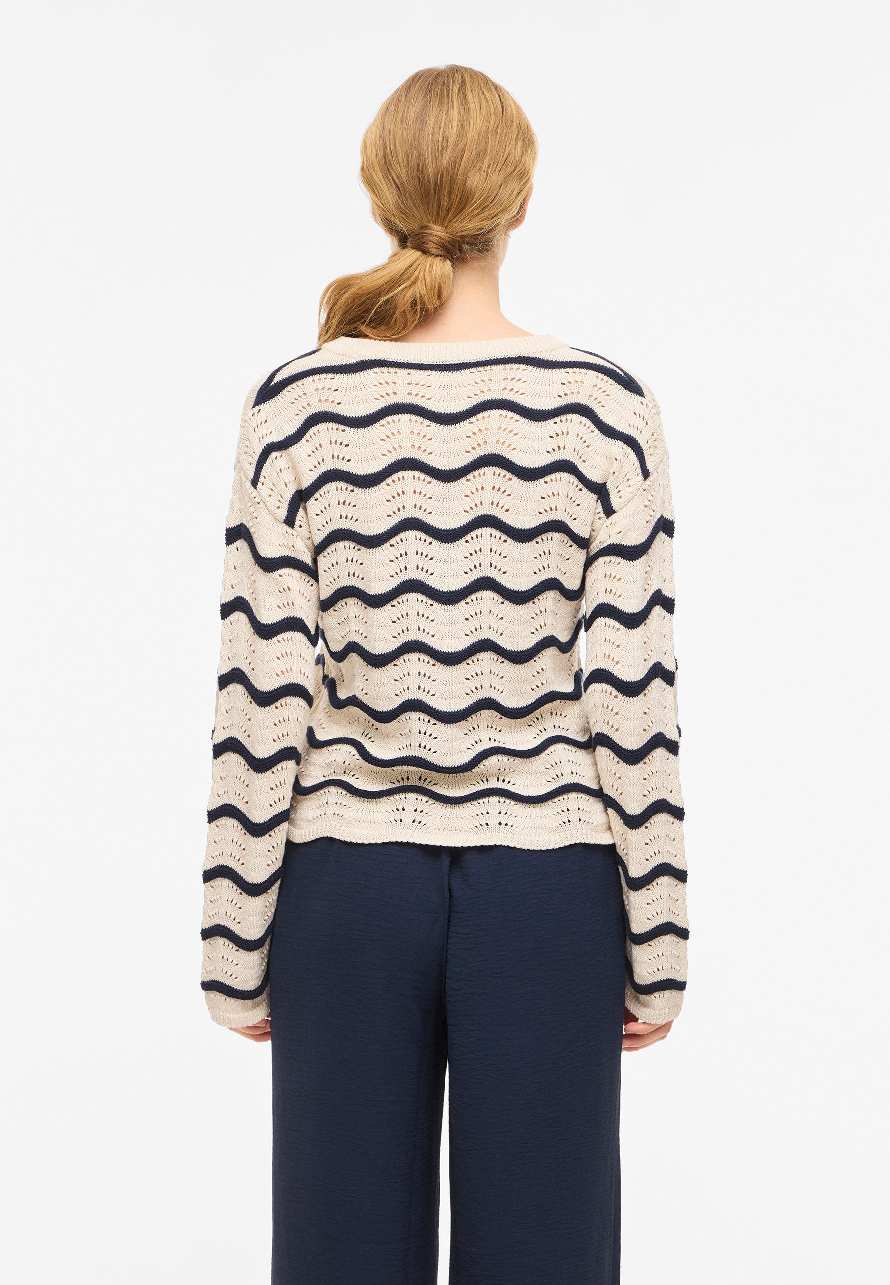 VILA Knitted VIWAVE Round neck