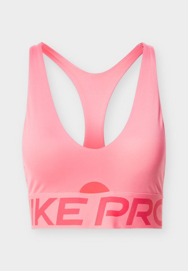 Nike Performance SCULPT BRA - Medium support sports bra - sea coral/bleached coral/white