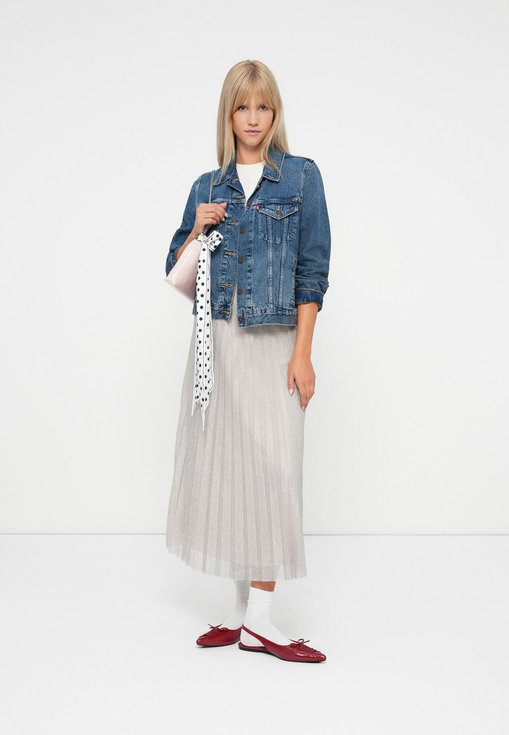 ONLY ONLDANIELLE LONG GLITTER SKIRT