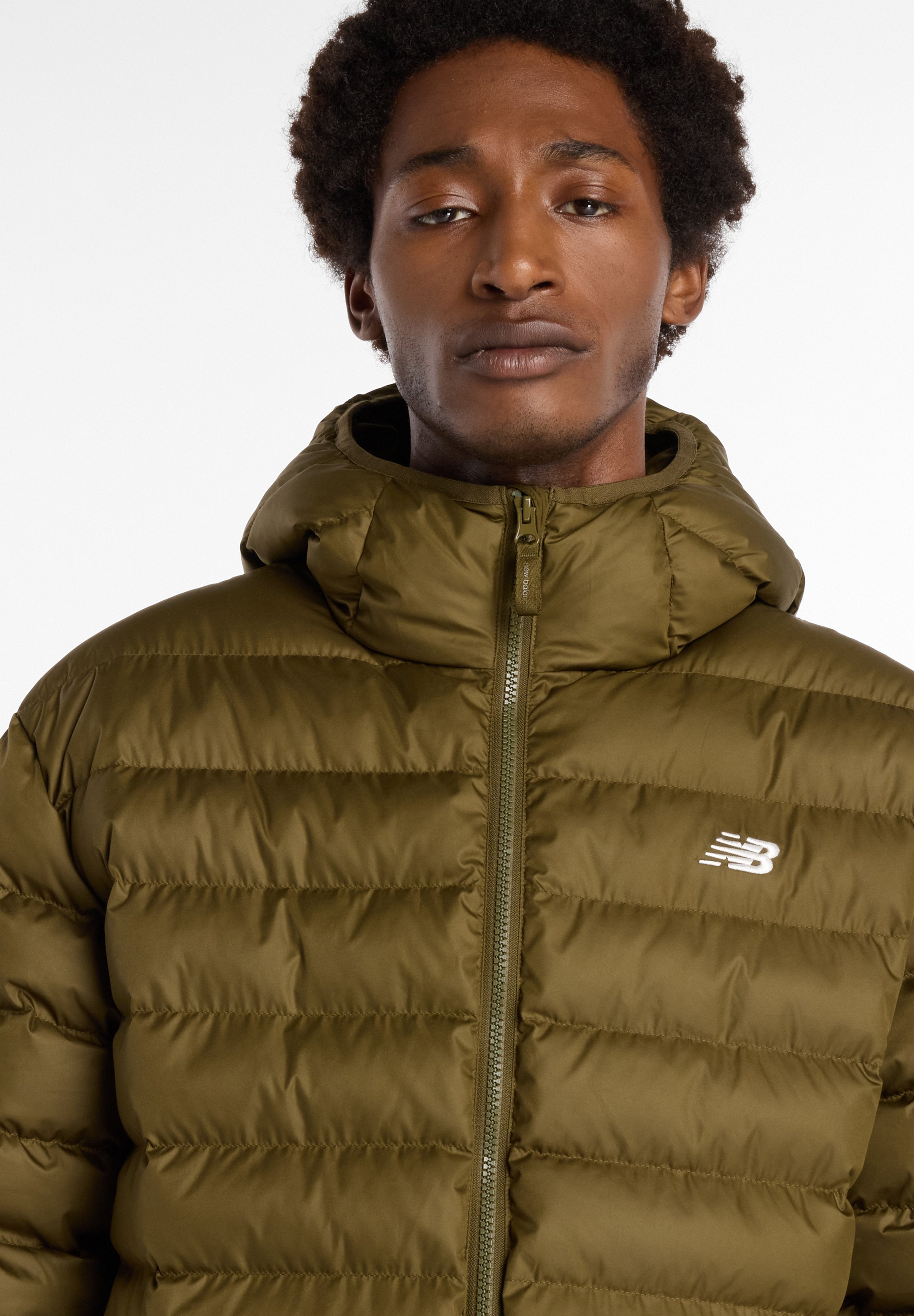 New Balance HOODED PUFFER JACKET