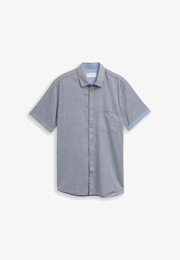 TOM TAILOR Shirt - navy blue horizontal structure