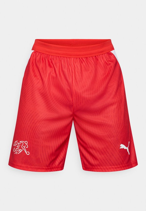 Puma SWITZERLAND SFV SHORTS REPLICA - Sports shorts - red/white
