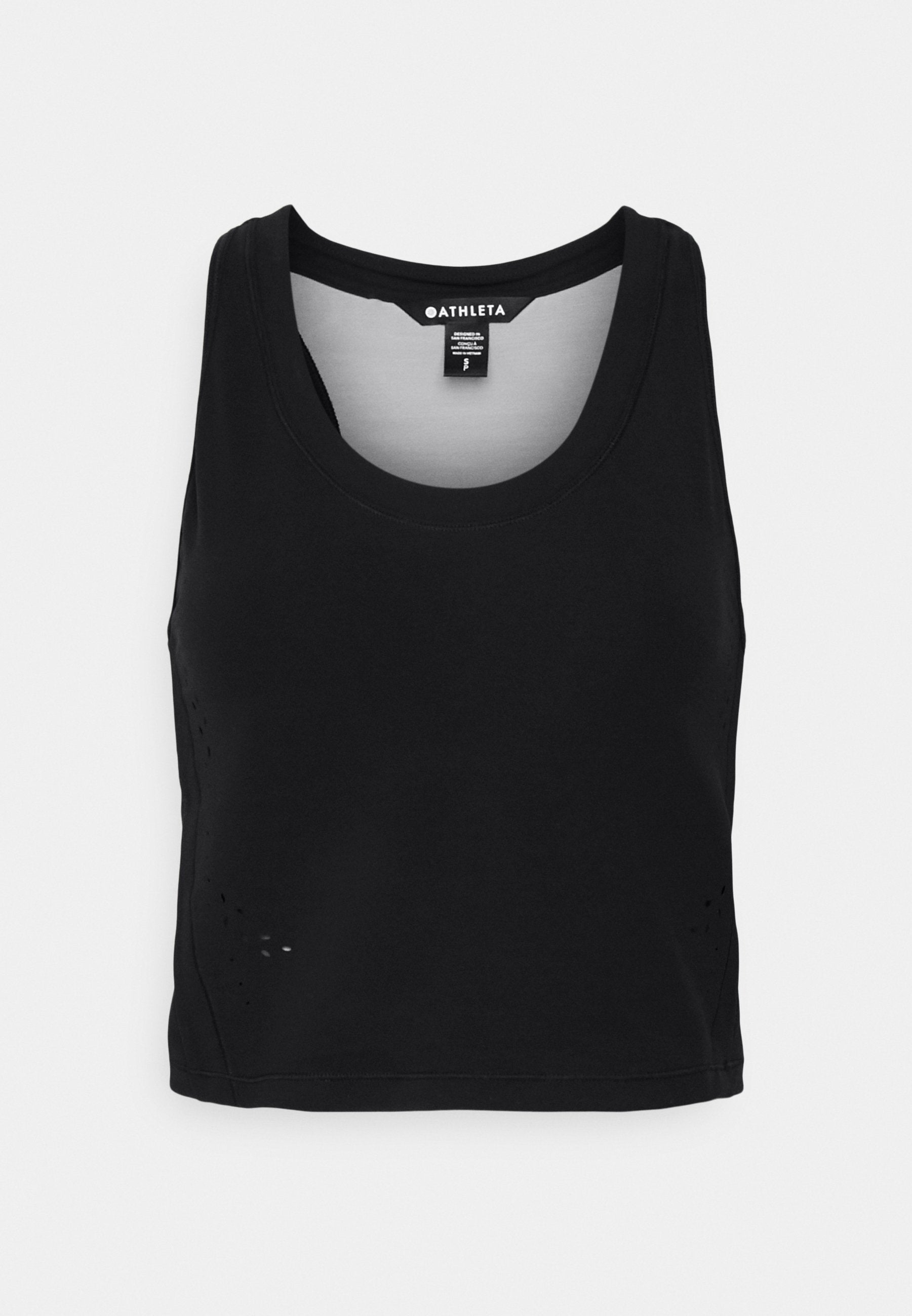 Athleta SHANTI LASER CUT CROP TANK