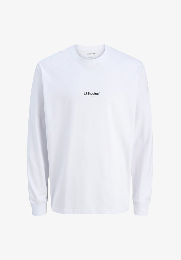 Jack & Jones Longsleeved Printed Longsleeved - Long sleeved top - white