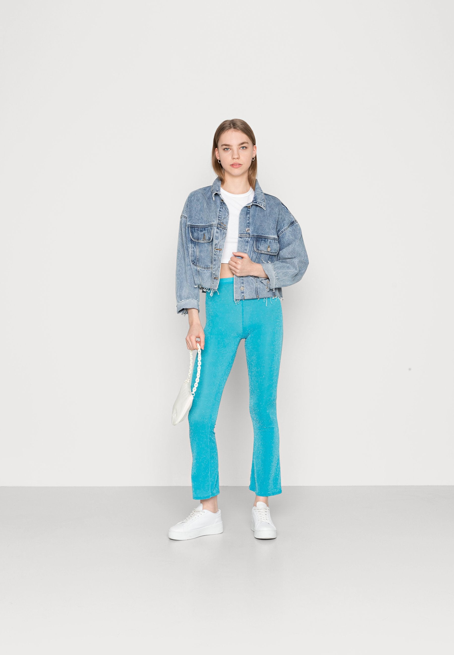 Nly by Nelly LUREX FLARE PANT