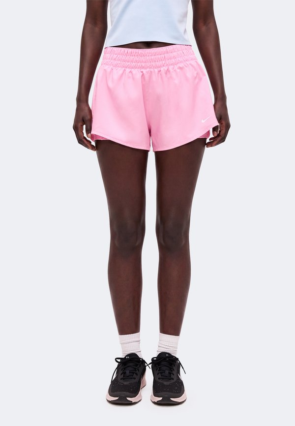 Nike Performance ONE SHORT - Sports shorts - pink rise/white