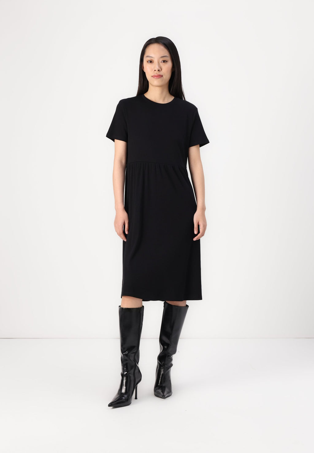 TOM TAILOR DENIM EASY MIDI DRESS