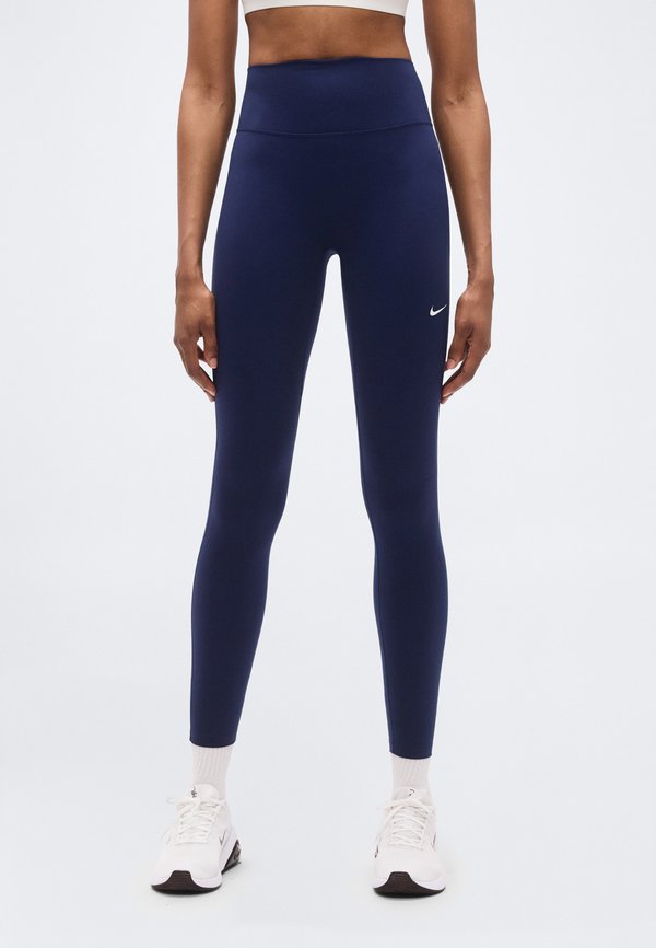 Nike Performance ONE TIGHT - Leggings - midnight navy/white